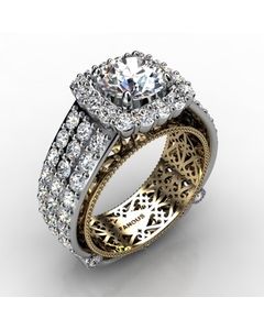 Platinum Engagement Ring 2.428cts SKU: 0201116-plat