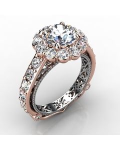 Rose Gold Engagement Ring 1.572cts SKU: 0201134-rose