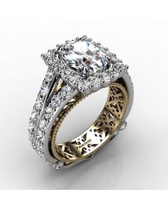 Platinum Engagement Ring 1.950cts SKU: 0201140-plat