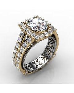 18k Yellow Gold Engagement Ring 1.950cts SKU: 0201140-18ky