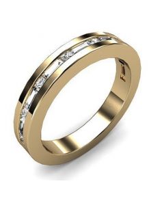 14k Yellow Gold Wedding Band 0.537cts SKU: 0300735-14ky