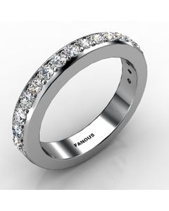 Platinum Wedding Band 0.681cts SKU: 0300739-plat