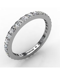 Platinum Wedding Band 0.640cts SKU: 0300876-plat