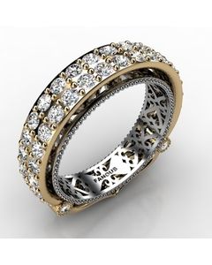 18k Yellow Gold Wedding Band 1.580cts SKU: 0301116-18ky