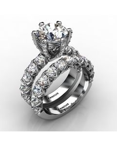 Platinum Wedding Set 2.052cts SKU: 0500118-plat