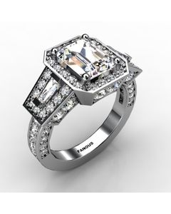Platinum Diamond Ring 1.700cts SKU: 1001783-plat