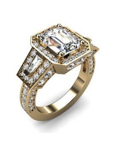 14k Yellow Gold Diamond Ring 1.700cts SKU: 1001783-14ky