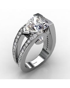 Platinum Diamond Ring SKU: 1001834-plat