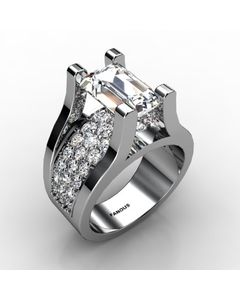 Platinum Diamond Ring 1.501cts SKU: 1001838-plat
