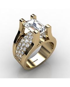 18k Yellow Gold Diamond Ring 1.501cts SKU: 1001838-18ky