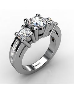 Platinum Diamond Ring 1.510cts SKU: 1001846-plat
