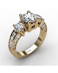 14k Yellow Gold Diamond Ring 1.188cts SKU: 1001849-14ky