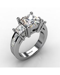 Platinum Diamond Ring 1.580cts SKU: 1001851-plat