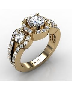 14k Yellow Gold Diamond Ring 1.051cts SKU: 1001868-14ky