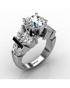 Platinum Diamond Ring 1.454cts SKU: 1001902-plat