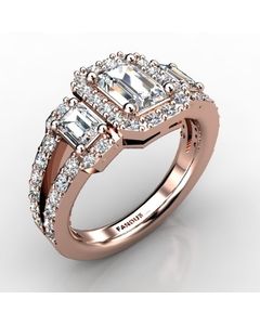 Rose Gold Diamond Ring 1.088cts SKU: 1001947-rose