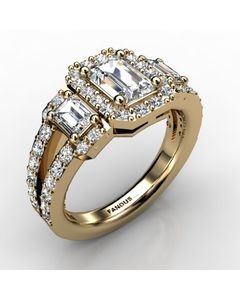 18k Yellow Gold Diamond Ring 1.088cts SKU: 1001947-18ky