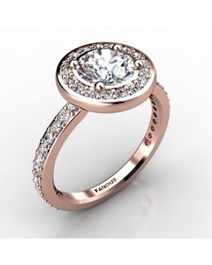 Rose Gold Diamond Ring 0.646cts SKU: 1001969-rose