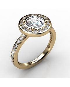 18k Yellow Gold Diamond Ring 0.646cts SKU: 1001969-18ky