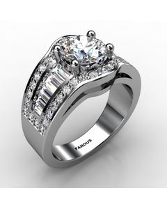 Platinum Diamond Ring 1.222cts SKU: 1001990-plat