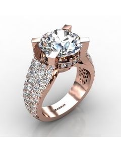 Rose Gold Diamond Ring 2.014cts SKU: 1002008-rose