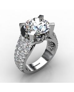 Platinum Diamond Ring 2.014cts SKU: 1002008-plat