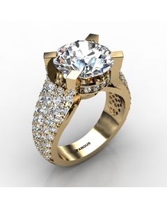 18k Yellow Gold Diamond Ring 2.014cts SKU: 1002008-18ky