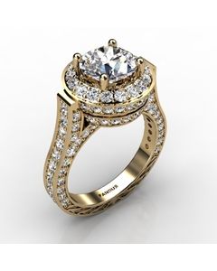 18k Yellow Gold Diamond Ring 2.088cts SKU: 1002027-18ky