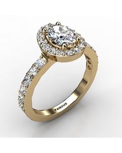 18k Yellow Gold Diamond Ring 0.724cts SKU: 1002084-18ky