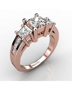 Rose Gold Diamond Ring 1.122cts SKU: 1002114-rose