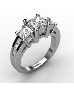 Platinum Diamond Ring 1.122cts SKU: 1002114-plat