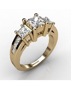 18k Yellow Gold Diamond Ring 1.122cts SKU: 1002114-18ky