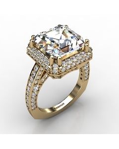 18k Yellow Gold Diamond Ring 1.800cts SKU: 1002120-18ky