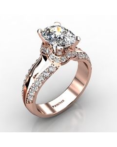 Rose Gold Diamond Ring 0.580cts SKU: 1002126-rose