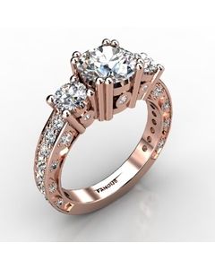 Rose Gold Diamond Ring 1.310cts SKU: 1002128-rose