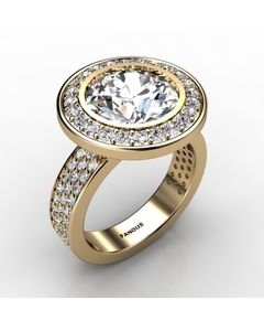 18k Yellow Gold Diamond Ring 1.544cts SKU: 1002138-18ky