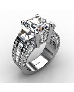 18k White Gold Diamond Ring 2.122cts SKU: 1002160-18kw