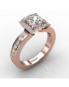 Rose Gold Diamond Ring 0.556cts SKU: 1002172-rose