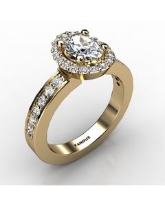 18k Yellow Gold Diamond Ring 0.528cts SKU: 1002174-18ky