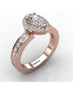 Rose Gold Diamond Ring 0.514cts SKU: 1002176-rose