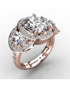 Rose Gold Diamond Ring 1.210cts SKU: 1002192-rose
