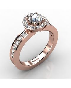 Rose Gold Diamond Ring 0.514cts SKU: 1002204-rose