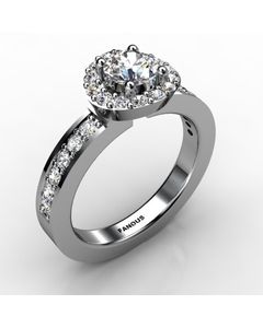 Platinum Diamond Ring 0.514cts SKU: 1002204-plat