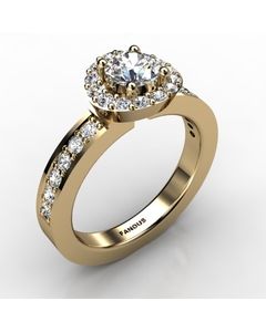 18k Yellow Gold Diamond Ring 0.514cts SKU: 1002204-18ky