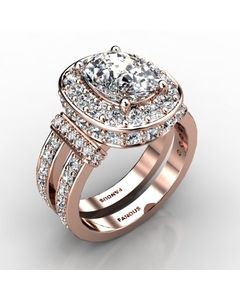 Rose Gold Diamond Ring 2.116cts SKU: 1002215-rose