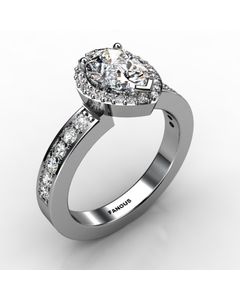 Platinum Diamond Ring 0.437cts SKU: 1002222-plat