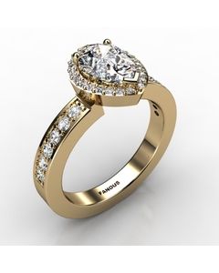 18k Yellow Gold Diamond Ring 0.437cts SKU: 1002222-18ky