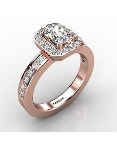 Rose Gold Diamond Ring 0.596cts SKU: 1002223-rose