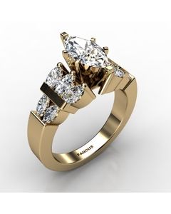 18k Yellow Gold Diamond Ring 0.826cts SKU: 1002232-18ky