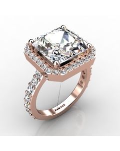 Rose Gold Diamond Ring 1.120cts SKU: 1002259-rose